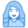 blue ui style selena gomez icon