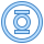 blue ui style green lantern icon