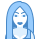 blue ui style kim kardashian 2 icon