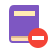 color style remove book icon