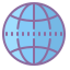 cute color style 지구 icon