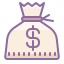 cute color style geldtasche icon