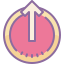 cute color style move up icon