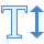 Text Height icon