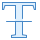 blue ui style strikethrough icon