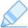 blue ui style crayon icon