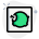 Plurk logo with pig without head, a microblogging website icon