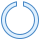 blue ui style circled notch icon