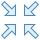 blue ui style collapse icon