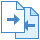 blue ui style vergleichen icon