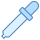 blue ui style color dropper icon