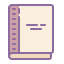 cute color style book icon