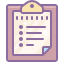 cute color style 클립보드 목록 icon