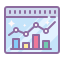 cute color style kombi diagramm icon