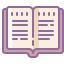 cute color style literatur icon