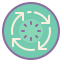 cute color style process icon