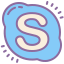 cute color style skype icon