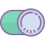 cute color style toggle on icon