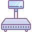 cute color style 체중계 icon