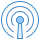 blue ui style cellular network icon