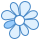 blue ui style icq icon