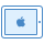 blue ui style 아이 패드 icon