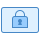 blue ui style nur querformat icon