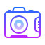 gradient style 컴팩트 카메라 icon
