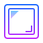 gradient style 체크되지 않은 체크 박스 icon