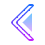 gradient style 뒤로 icon