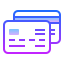 gradient style 은행 카드 icon