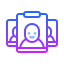 gradient style 회의 icon