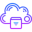 gradient style download icon
