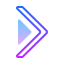 gradient style forward icon
