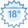 blue ui style astronomische dämmerung icon