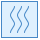 blue ui style 난방 icon