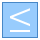 blue ui style 작거나 같음 (2) icon