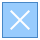 blue ui style multiplication icon