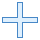 blue ui style plus math icon