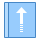blue ui style buch zurückgeben icon