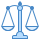 blue ui style scales icon