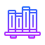 gradient style 책 선반 icon