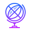 gradient style 글로브 지구 icon