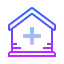 gradient style hospital icon