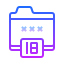 gradient style porn folder icon
