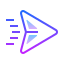 gradient style 전송 icon