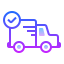 gradient style versendet icon