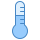 blue ui style temperature icon
