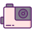 fotocamera d'azione icon