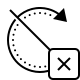 dotted style exit without update icon
